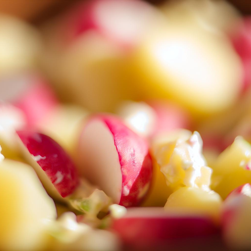 Radieschen Kartoffel Salat