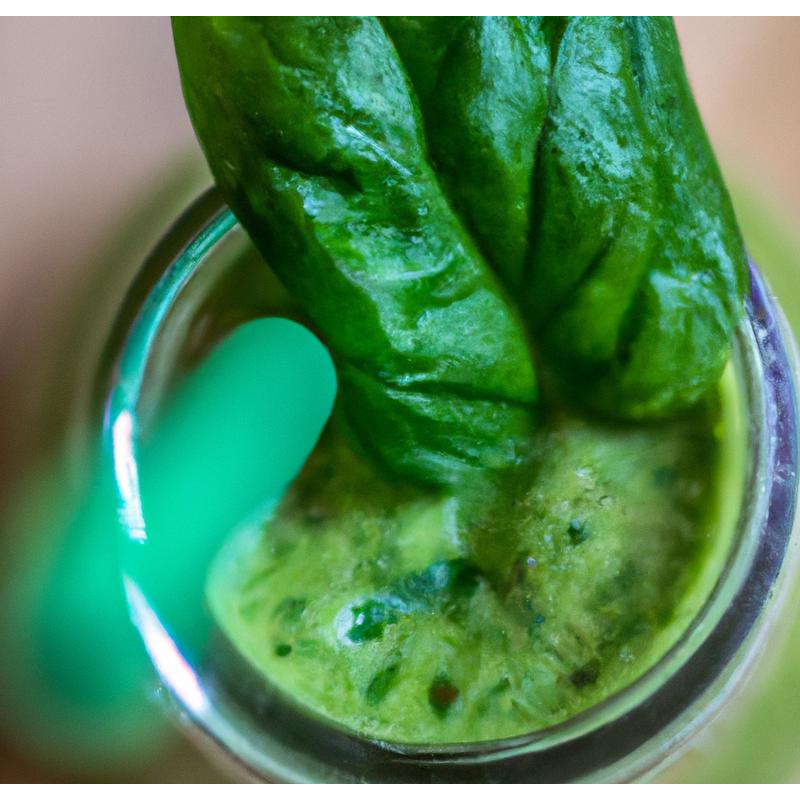 Bärlauch-Spinat Smoothie