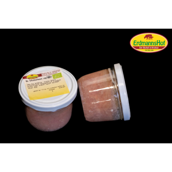 Schweinefleisch im eigenen Saft