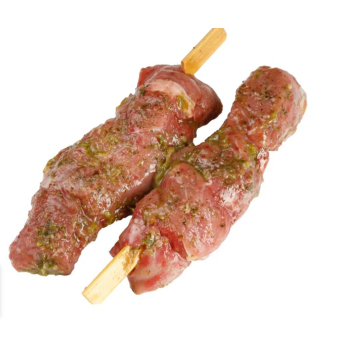 Schweinefiletspieße in Kräuter-Knoblauch-Marinade