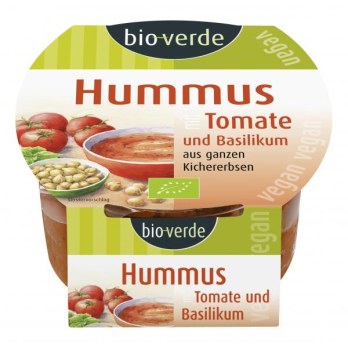 Hummus Tomate-Basilikum