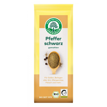 Gewürz Pfeffer schwarz gemahl.