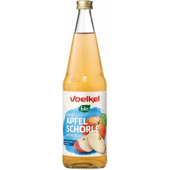 Voelkel Apfelschorle klar