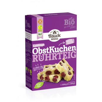 Backmischung Obstkuchenteig Glutenfrei