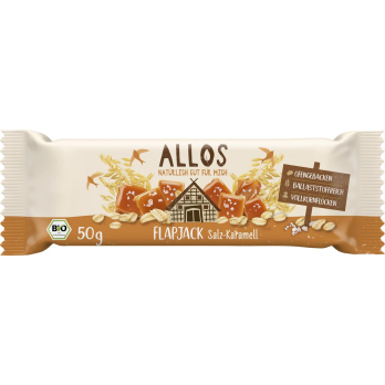 Hafer Flapjack Salz Karamel