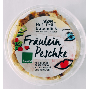 Fräulein Peschke - Frischkäse m. Tomaten u. Porree