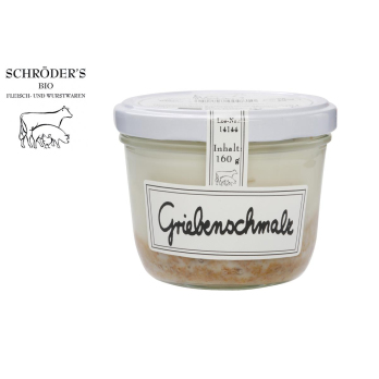 Griebenschmalz im Glas