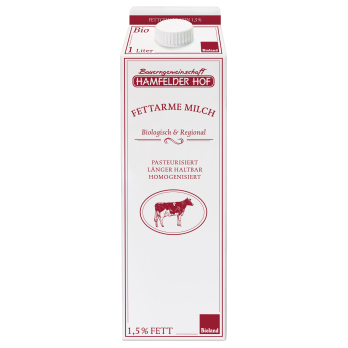 Fettarme Milch 1,5%