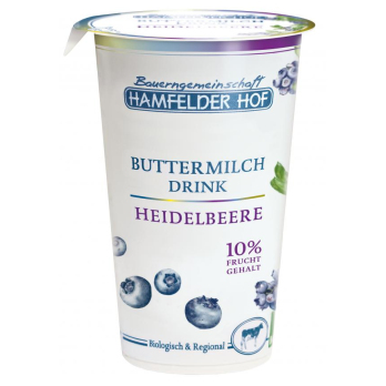Buttermilch Drink Heidelbeere