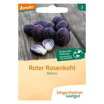 Saatgut Rosenkohl rot Rokero