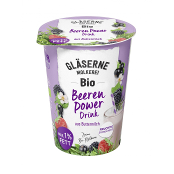 Buttermilch Drink Beeren Power